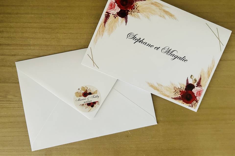 Enveloppe faire-part