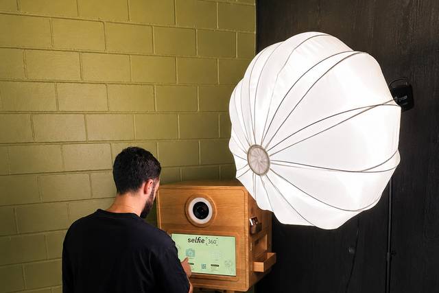 Photobooth Wood mariage suisse