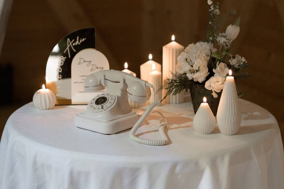 Livre d'or audio mariage hiver