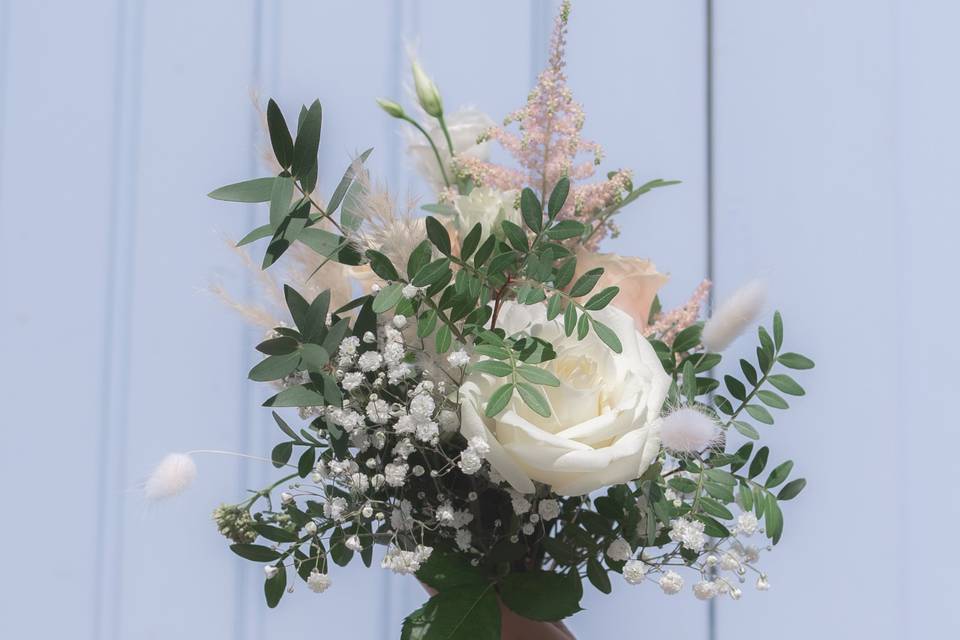 Bouquet de jeté de la mariée