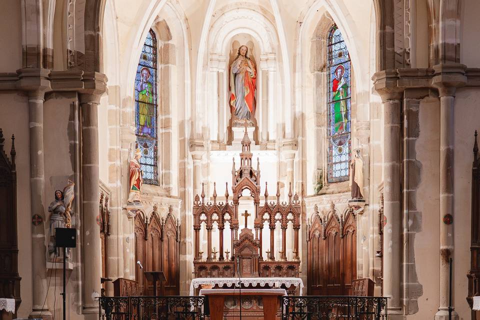 Bancs de l'église