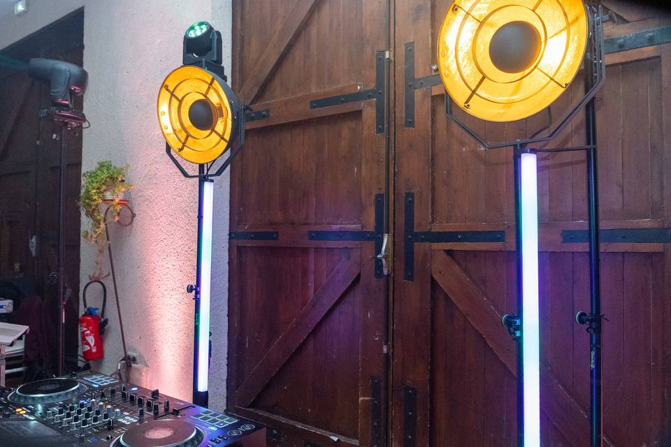 Éclairage professionnel DJ