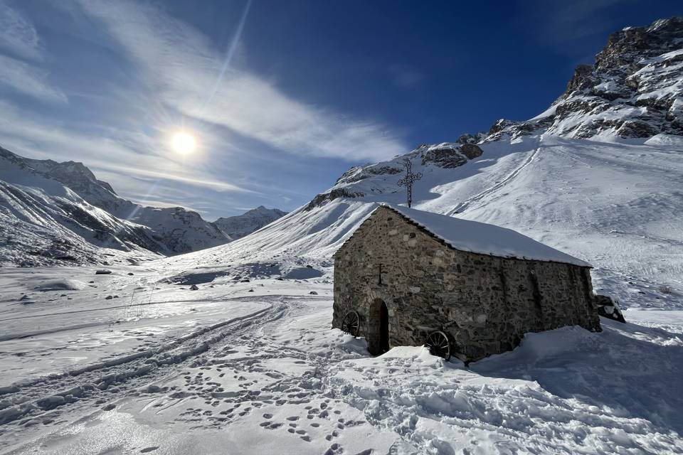 La chapelle en hiver