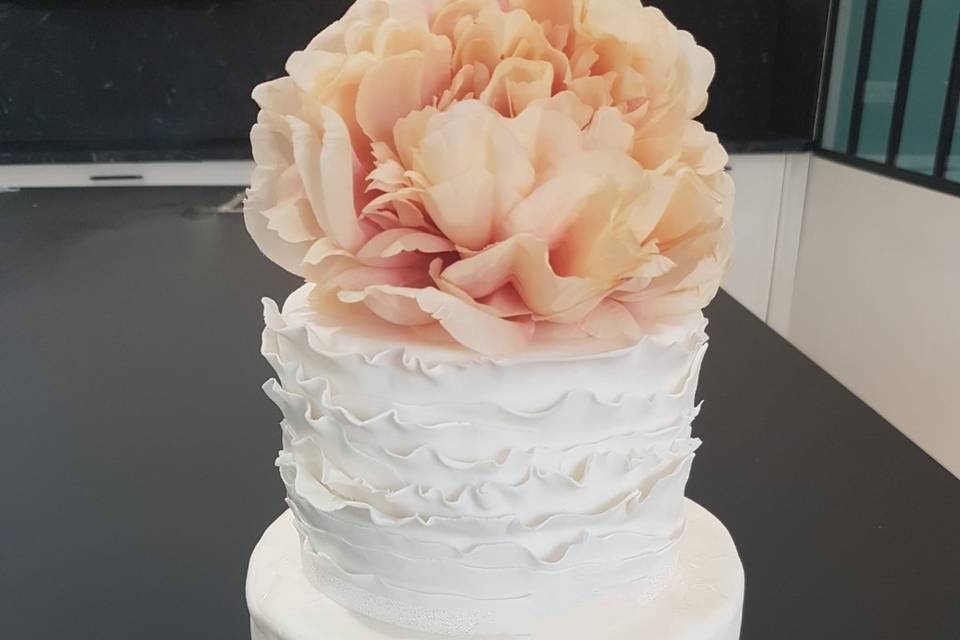 Wedding cake pivoine