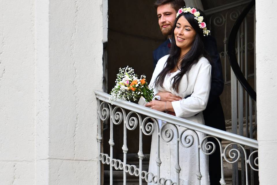 Couple, Mairie de St-Etienne