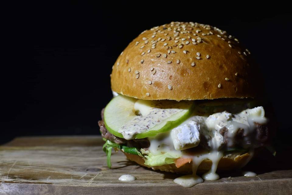 Burger au Brie fermier