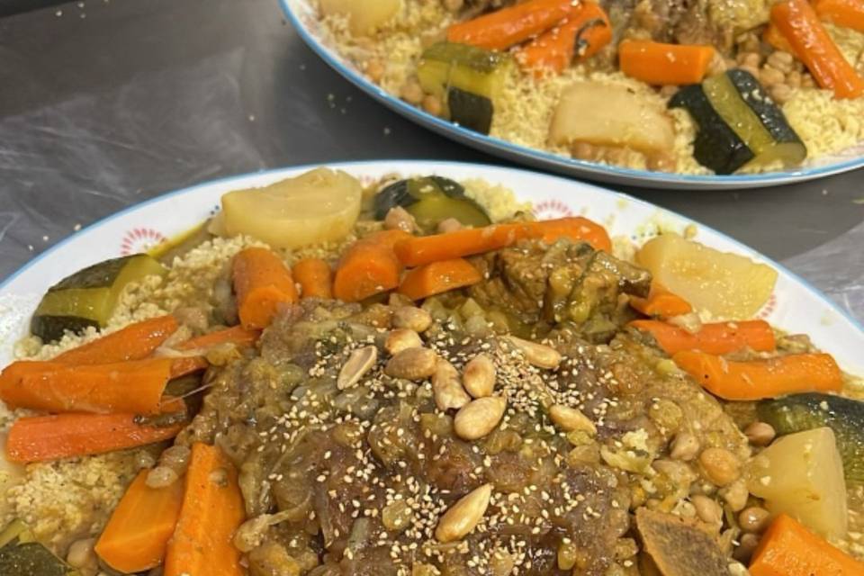 Couscous agneau sucré salé