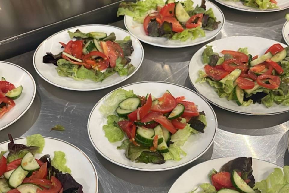 Salade tomate, concombre