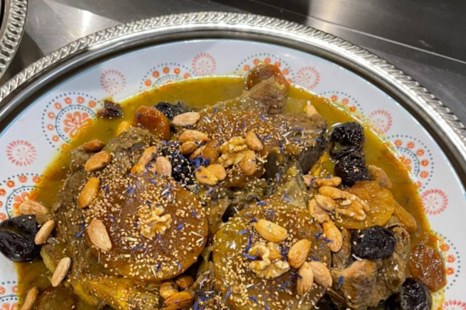 Tajine agneau sucré salé