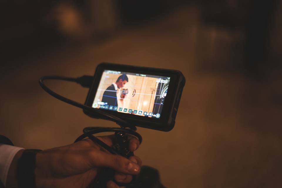 Film de mariage en cours