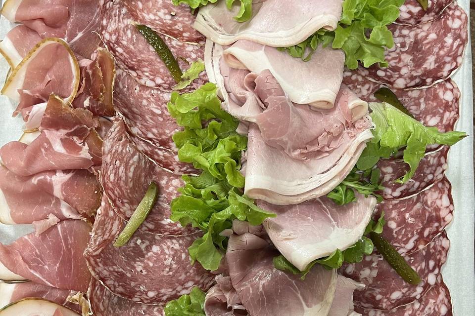 Exemple de charcuterie en plat