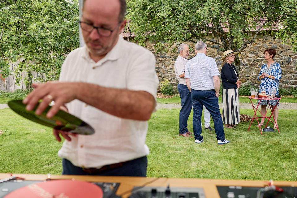 Bar à vinyles