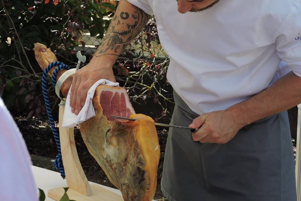 Atelier découpe de jambon cru