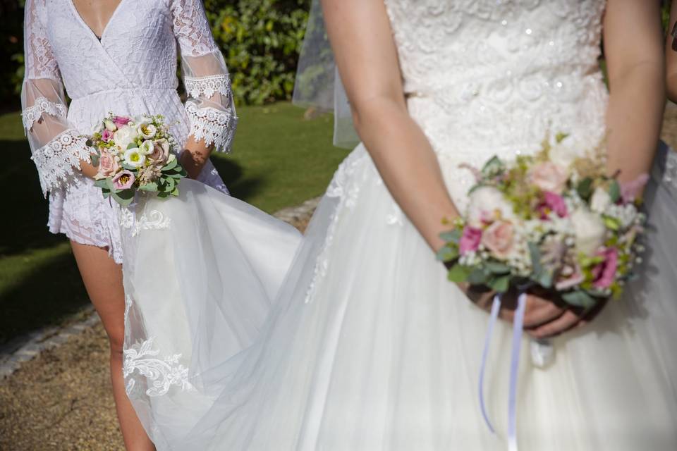 Bouquet mariée et demoiselle