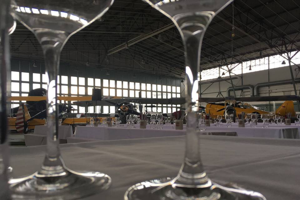 Mariage hangar
