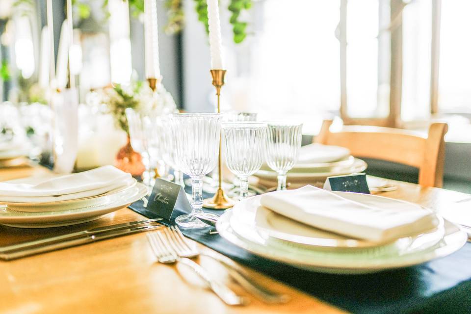 Présentation table de mariage