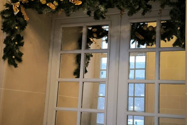 Haut de porte mariage noël
