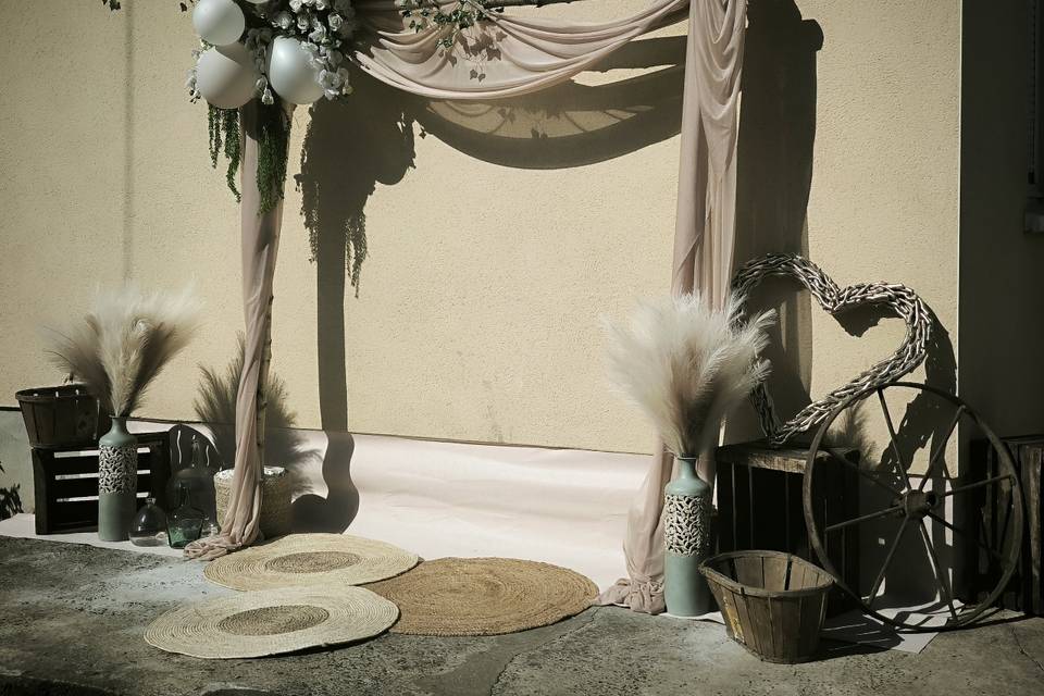 Arche de mariage pour photo