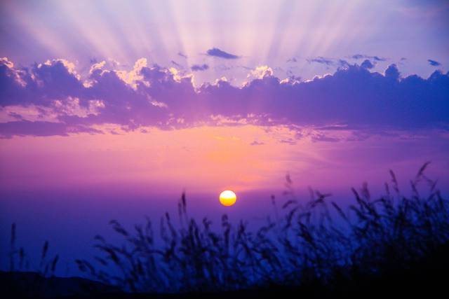 Couché de soleil - photo