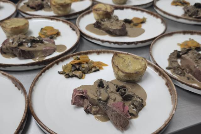 Service à l'assiette