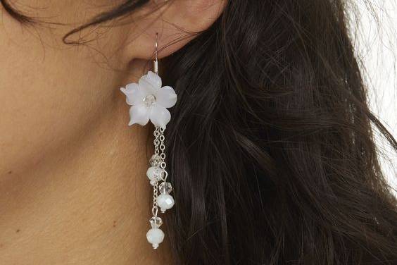 Boucles d'oreilles mariage