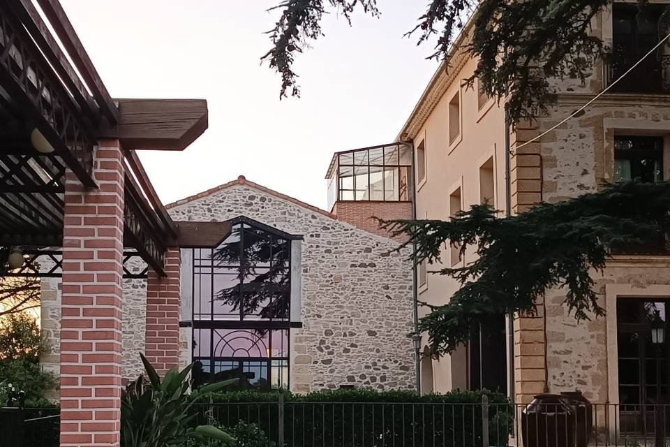Vue depuis la piscine