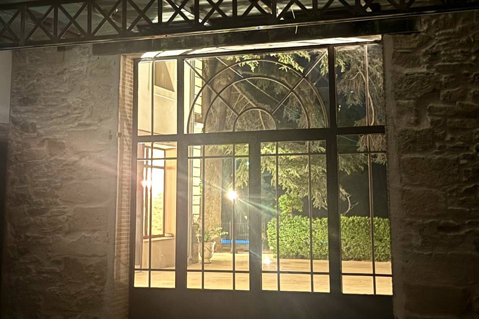 Vue de la salle de réception