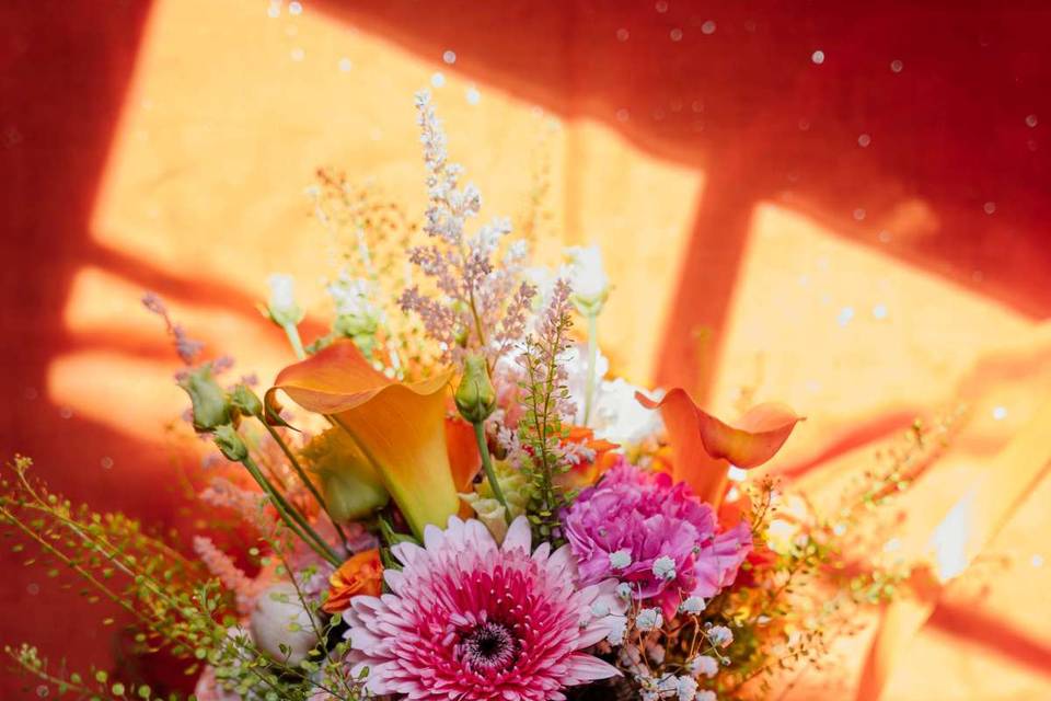 Le bouquet coloré