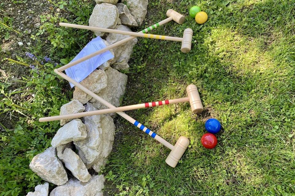 Jeux XL en bois: Croquet