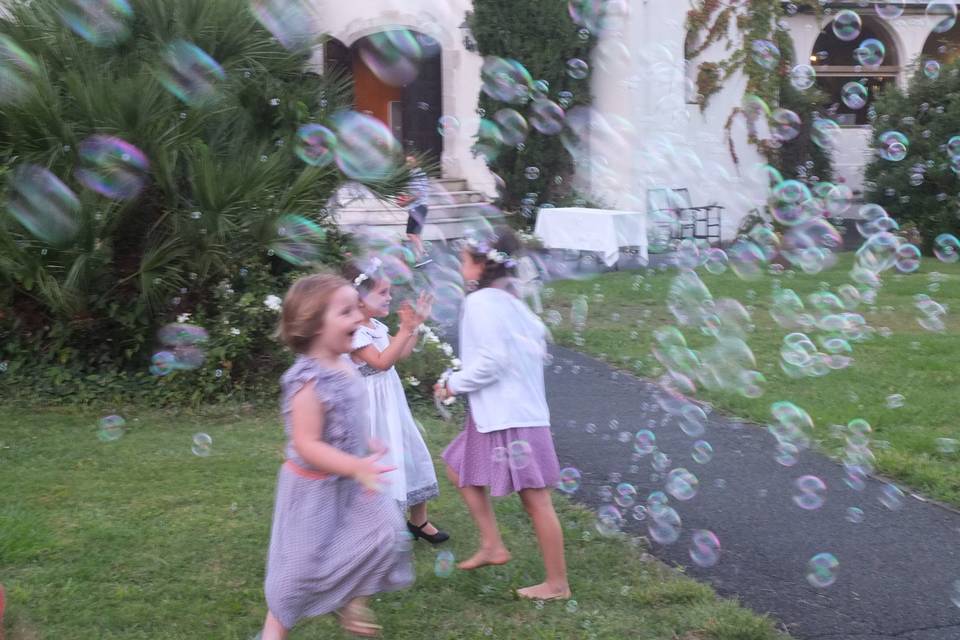 On court après les bulles