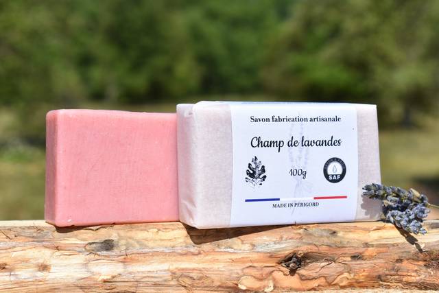 Savon champ de lavandes