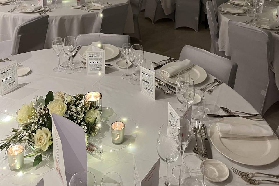 Tables décorées