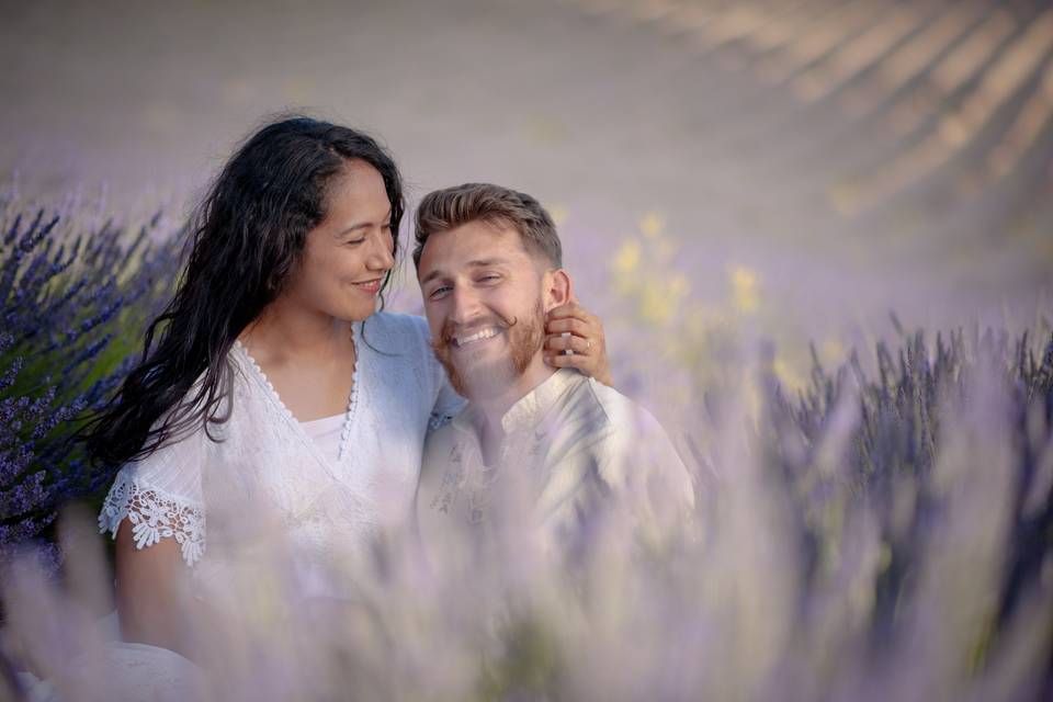 Lavender engagement