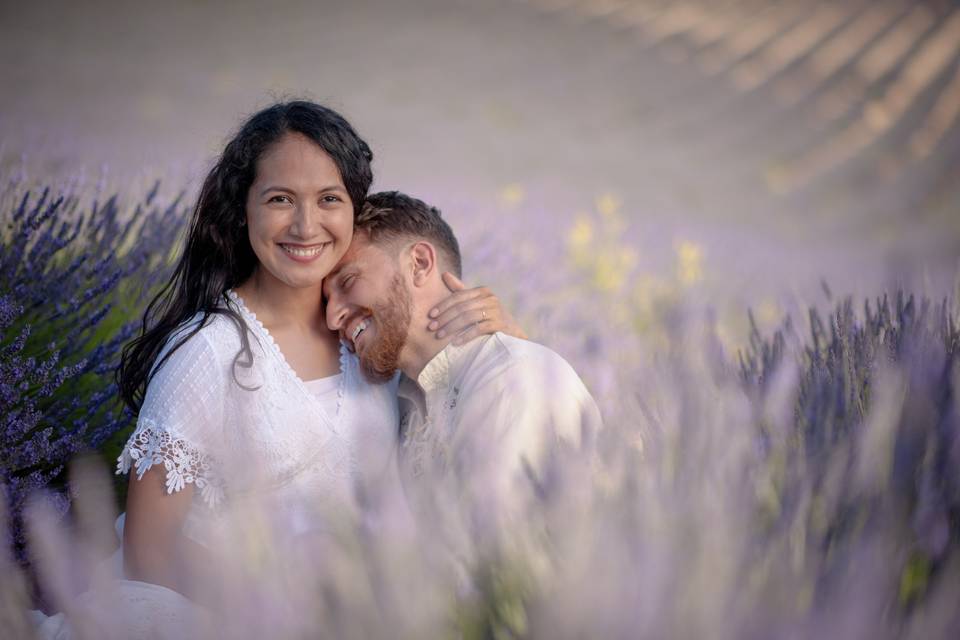 Lavender engagement