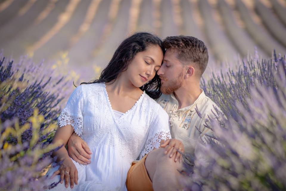 Lavender engagement