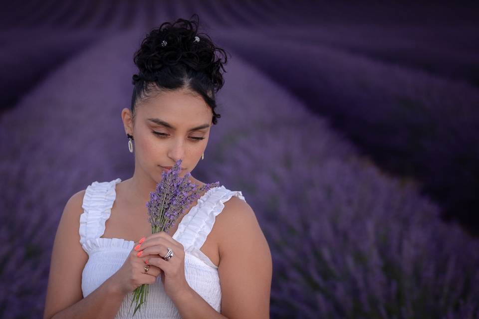 Lavender engagement