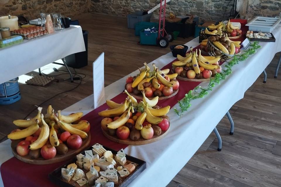 Table de fruits