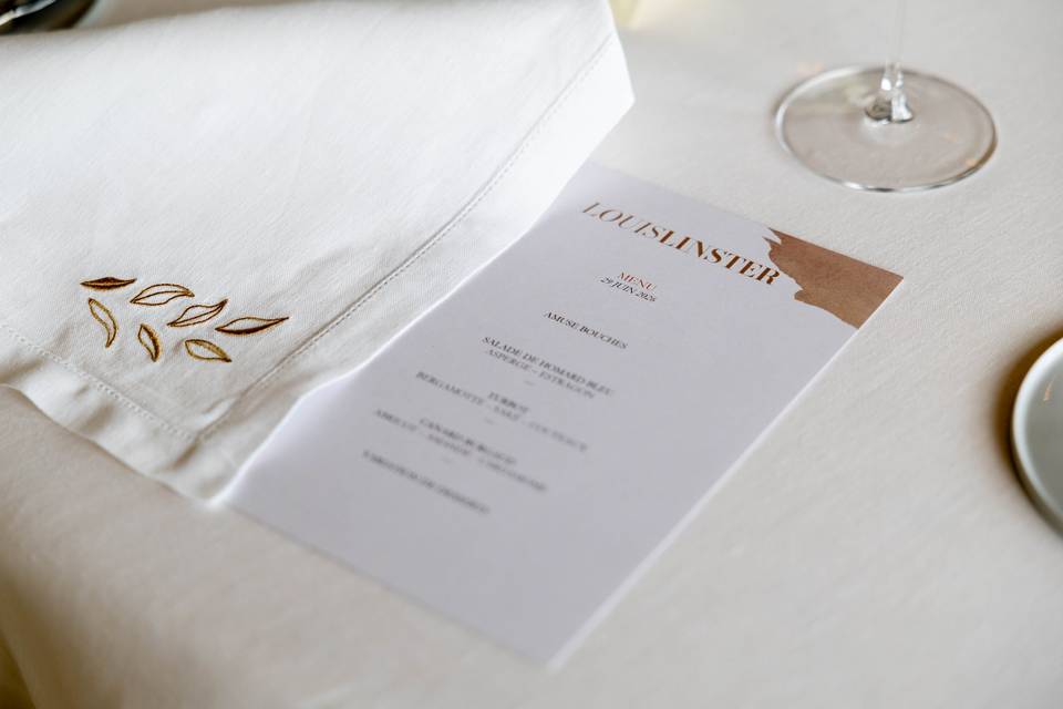 Un menu à la hauteur.