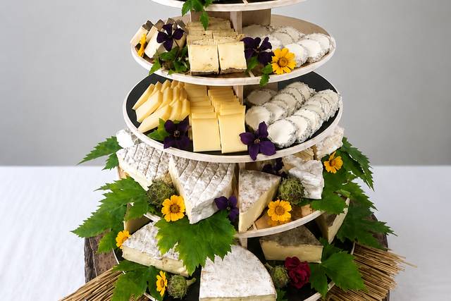 Pièce montée de fromages