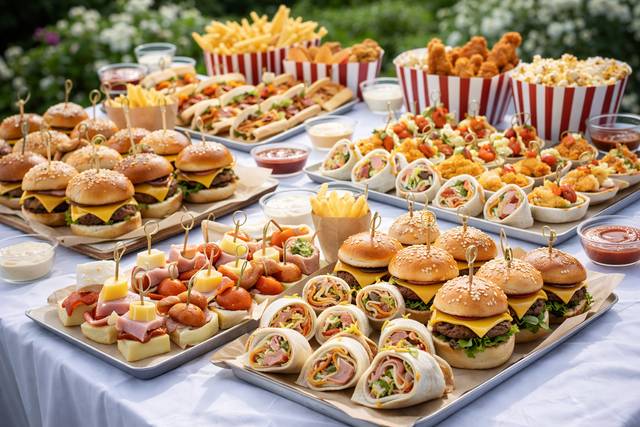 Buffet apéritif street-food