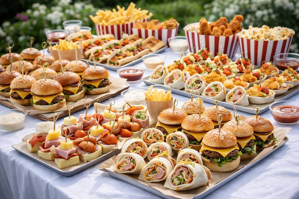 Buffet apéritif street-food