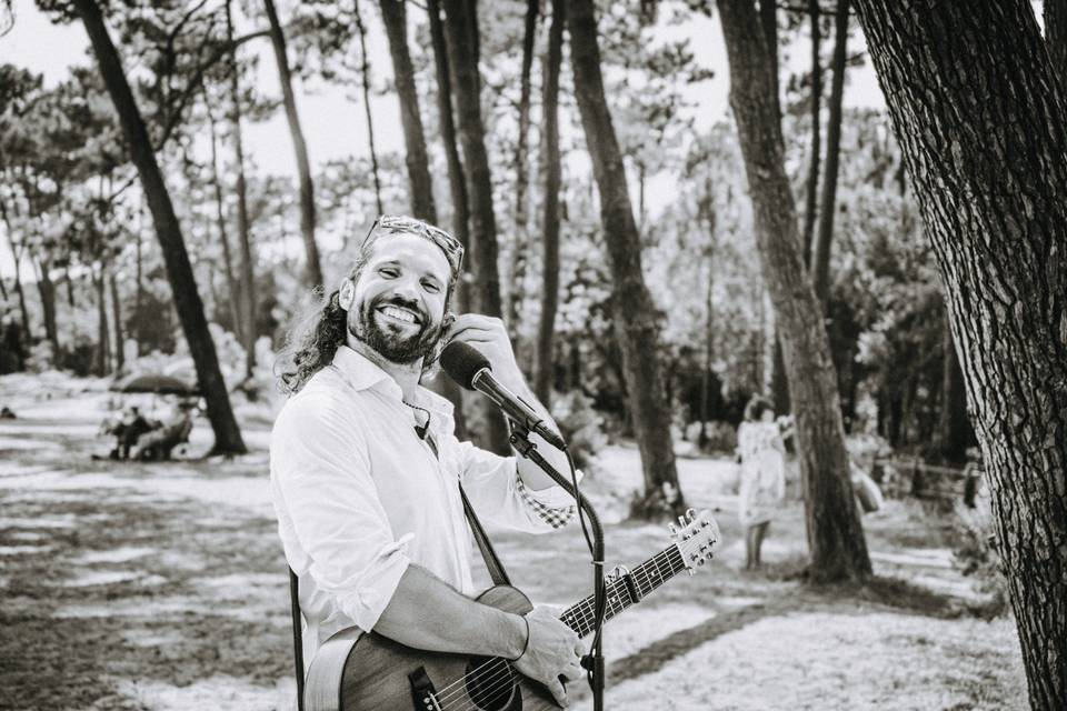 Troubadour Noir et Blanc