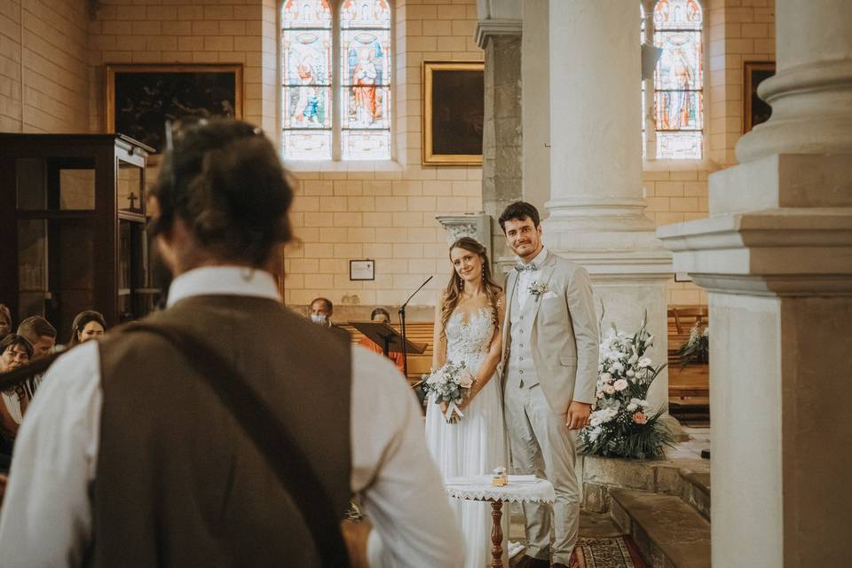 French-German Church Wedding