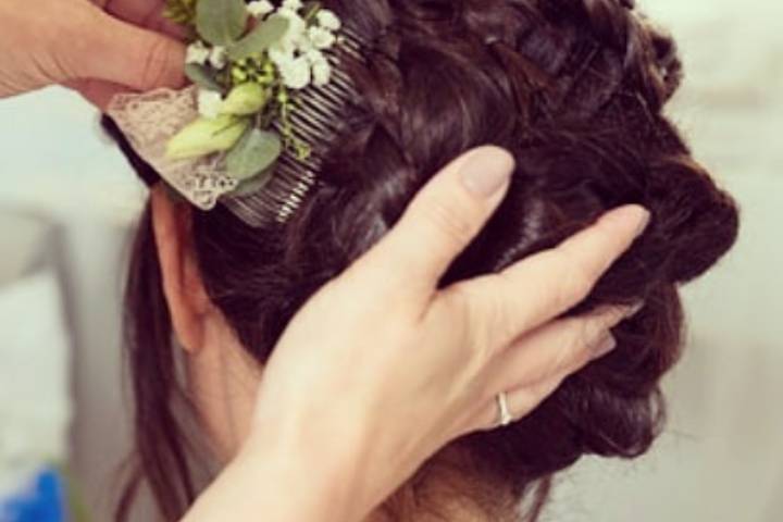 Coiffure de la mariée