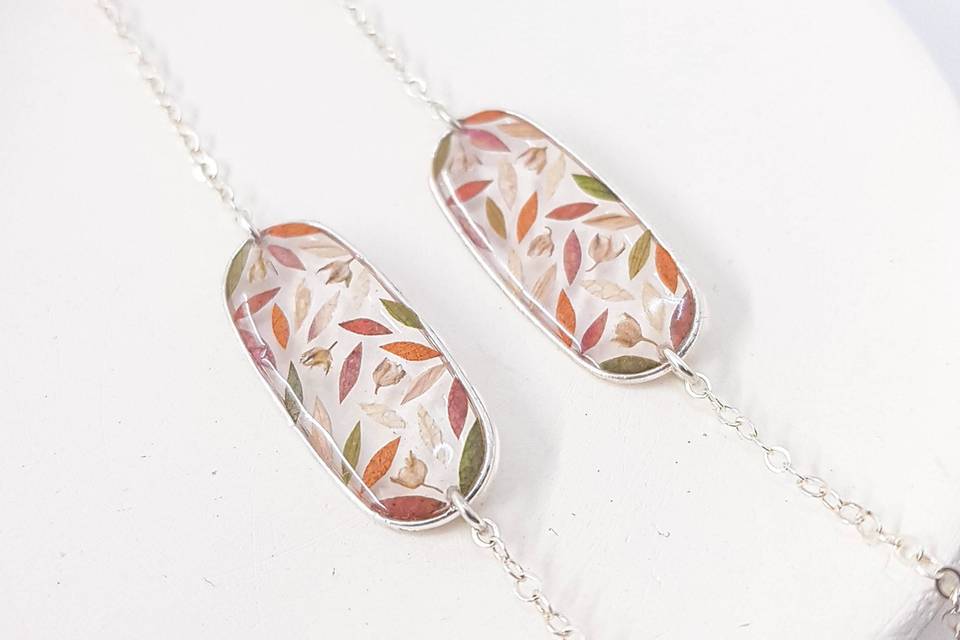 Bracelet en résine fleurs pr