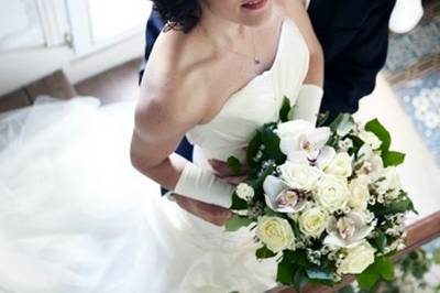 Bouquet de fleurs pour la mariée