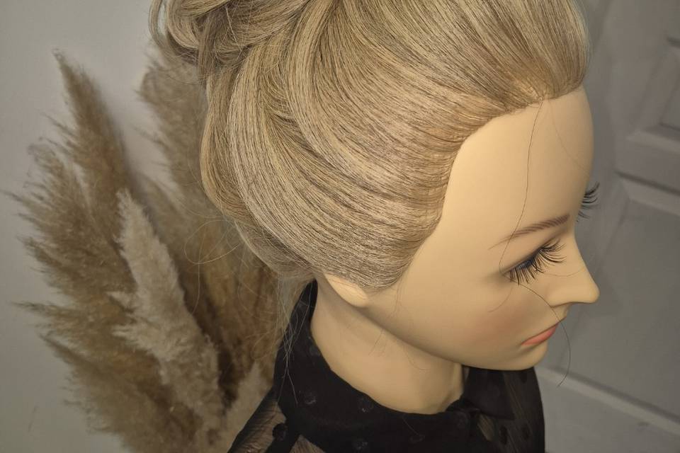 Chignon haut