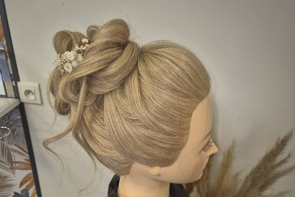 Chignon haut