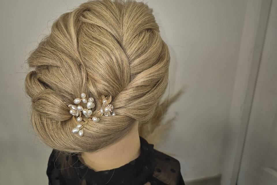 Chignon tressé