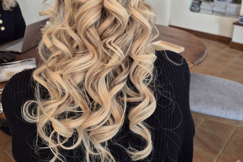 Chignon Bouclé